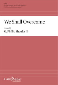 We Shall Overcome SATB choral sheet music cover Thumbnail